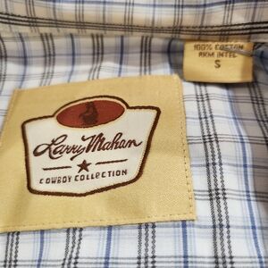 Larry Mahan pearl snap shirt men's size small